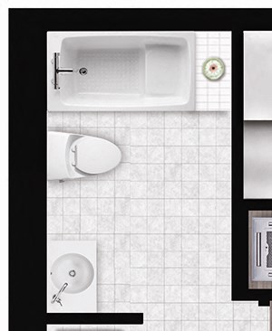 Floorplan 1 Bedroom Floorplan 1 Bedroom - The Village at Lake Osborne